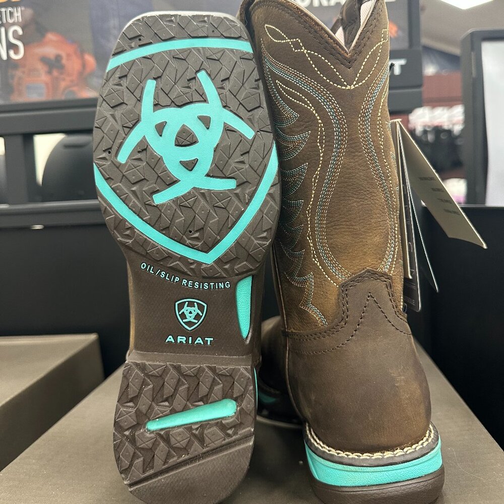 Size 9 - Ariat Ladies Anthem H2O Square Toe Boots - NEW - Picture 3 of 3